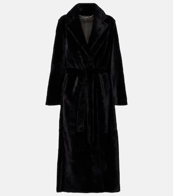 Meret shearling wrap coat | Nour Hammour