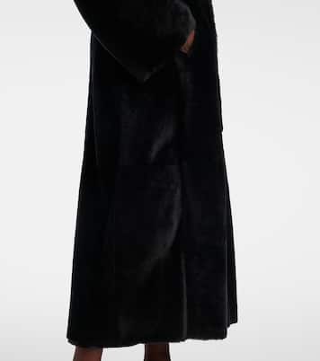 Meret shearling wrap coat | Nour Hammour