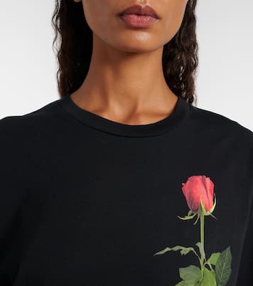 Bedrucktes T-Shirt aus Baumwoll-Jersey | Simone Rocha