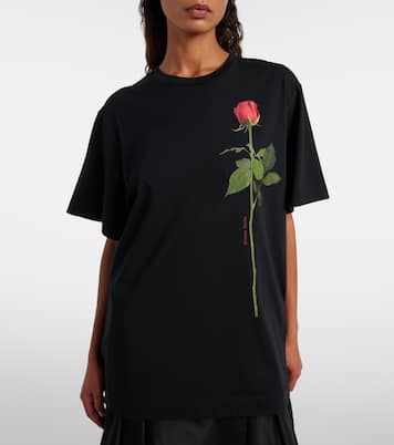 Bedrucktes T-Shirt aus Baumwoll-Jersey | Simone Rocha