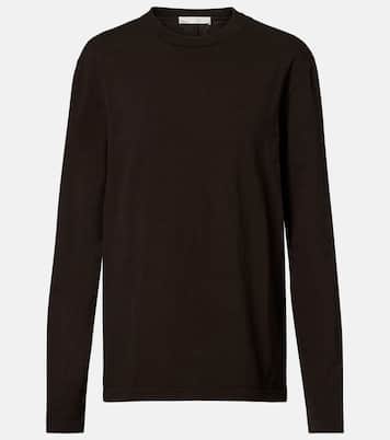Longsleeve Amia aus Baumwoll-Jersey | The Row