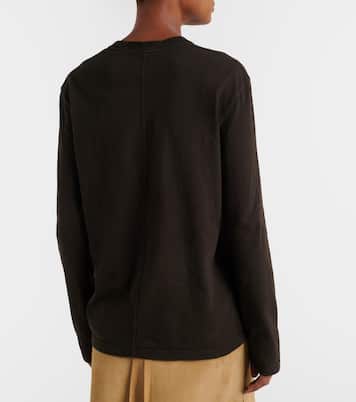 Longsleeve Amia aus Baumwoll-Jersey | The Row