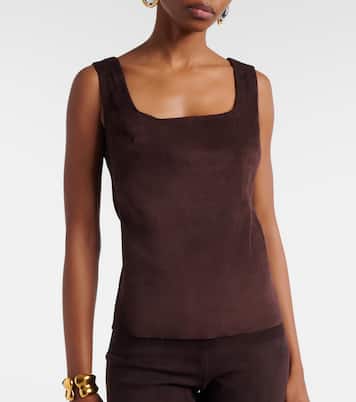 Top Edie aus Veloursleder | Stouls