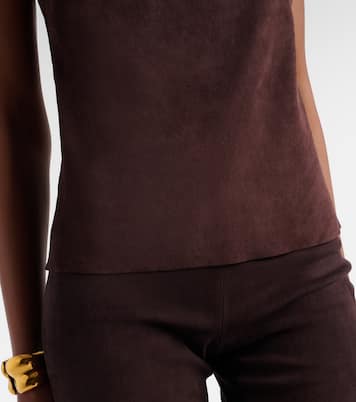 Top Edie aus Veloursleder | Stouls