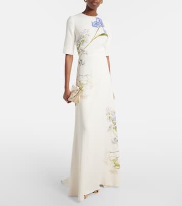 Floral gown | Monique Lhuillier