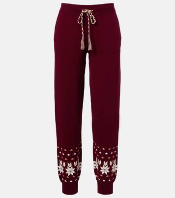 Knitted cotton-blend sweatpants | The Upside