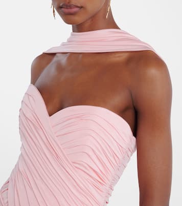 Amanda scarf-detail draped gathered gown | The New Arrivals Ilkyaz Ozel
