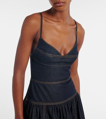 Robe midi en jean | Zimmermann