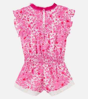 Bedruckter Playsuit Sasha | Poupette St Barth Kids
