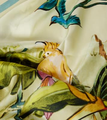 Sciarpa in raso di seta con stampa | Alémais