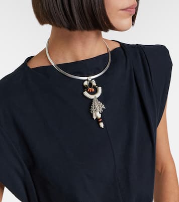 Lyna beaded pendant necklace | Isabel Marant