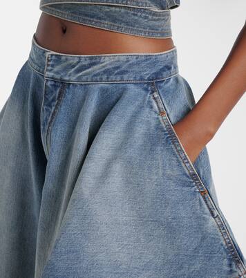 Jeans tapered drapeados | Alaïa