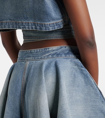 Jeans tapered drapeados | Alaïa