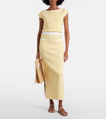 Ari striped pencil skirt | Posse