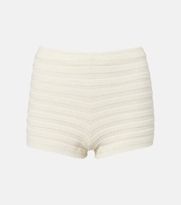Duma pointelle cotton-blend shorts | Faithfull