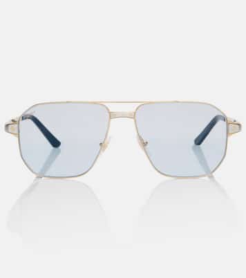 Santos De Cartier aviator sunglasses | Cartier Eyewear Collection