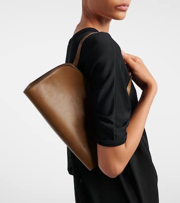 Peggy leather clutch | The Row