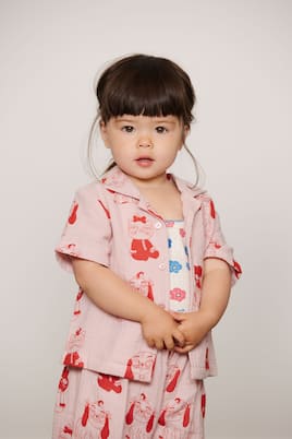Bébé – Ensemble chemise et pantalon Mini Babies en coton | Mini Rodini