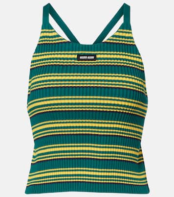 Top aus Rippstrick | Miu Miu