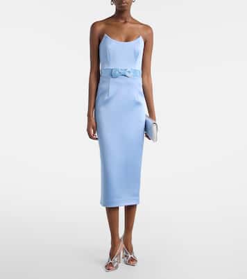 Kai embellished satin bustier dress | Rebecca Vallance