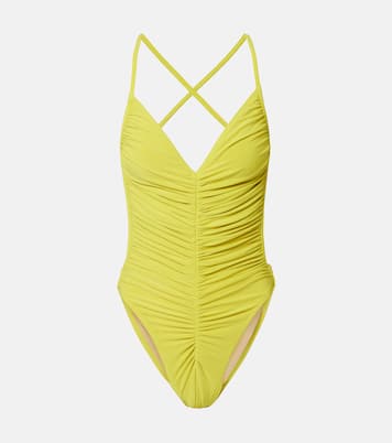Butterfly Mio ruched swimsuit | Norma Kamali
