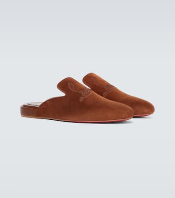 Mules Navy Coolito Flat | Christian Louboutin