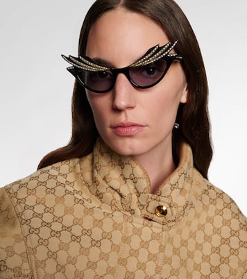 Embellished cat-eye sunglasses | Gucci