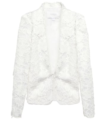Single-breasted macramé lace jacket | Giambattista Valli