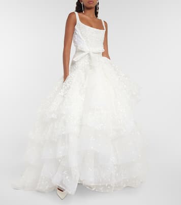 Bridal Bestickte Robe Princess aus Tüll | Vivienne Westwood