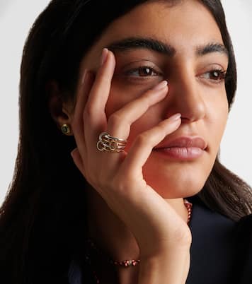 Ring Pisces aus 18kt Gelbgold und Sterlingsilber | Spinelli Kilcollin