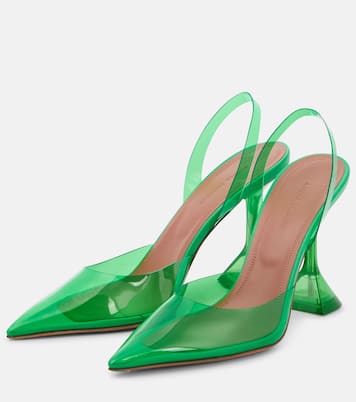 Slingback-Pumps Holli Glass | Amina Muaddi