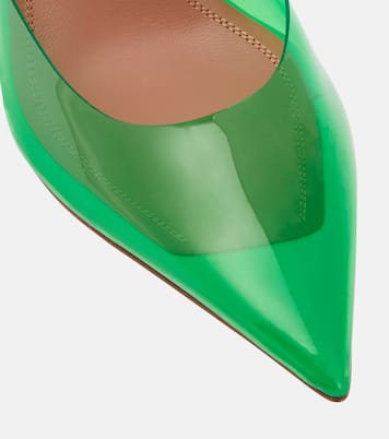 Slingback-Pumps Holli Glass | Amina Muaddi