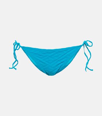 Culotte de bikini La Greca en jacquard | Versace