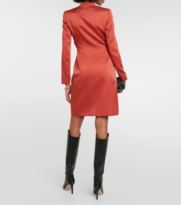 Maura wrap satin minidress | Max Mara