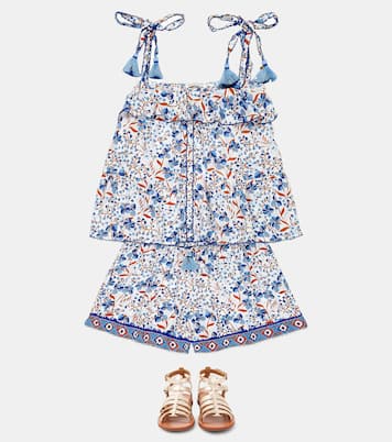 Cindy floral shorts | Poupette St Barth Kids