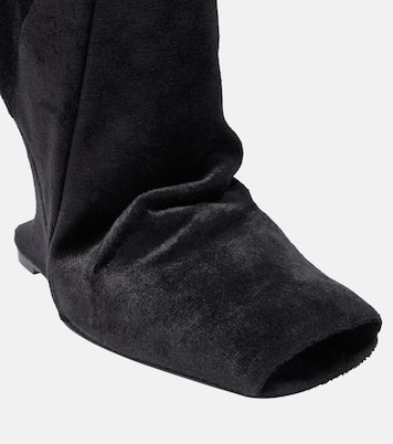 Botas Cantilever de terciopelo | Rick Owens
