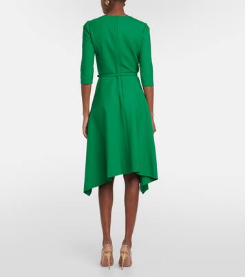 Midikleid aus einem Wollgemisch | Oscar de la Renta