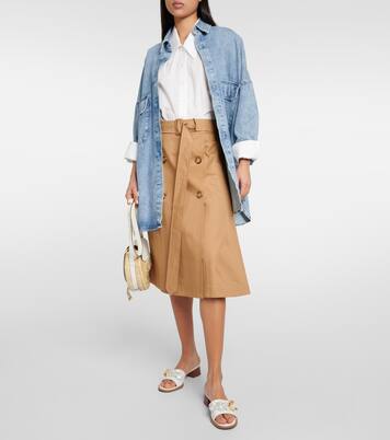 Verzierte Pantoletten aus Leder | See By Chloé