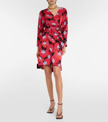 Abito a portafoglio Mikah in raso | Diane von Furstenberg