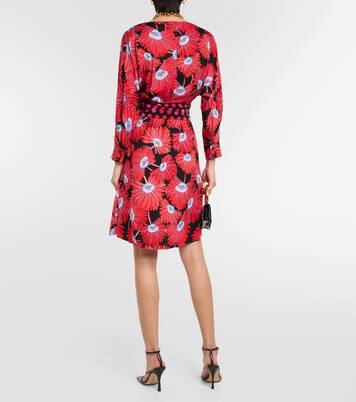 Abito a portafoglio Mikah in raso | Diane von Furstenberg