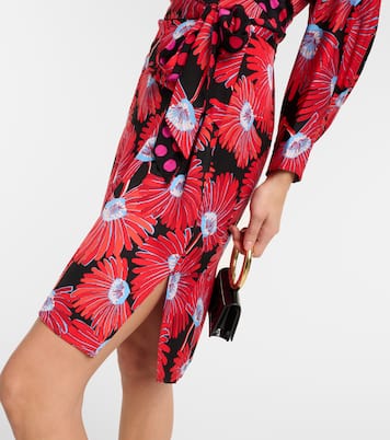 Abito a portafoglio Mikah in raso | Diane von Furstenberg