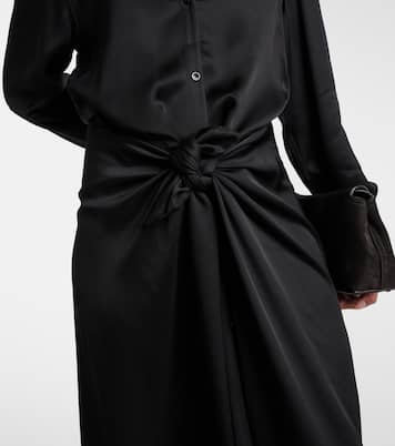 Robe longue en satin | Toteme