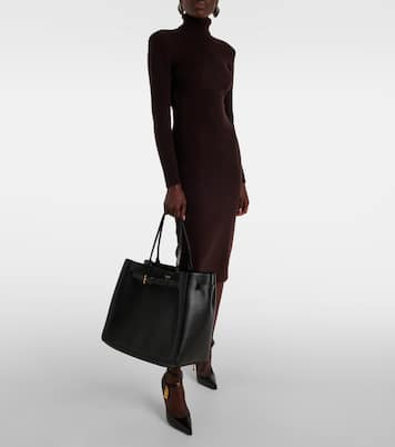 Tara L号粒面皮革托特包 | Tom Ford