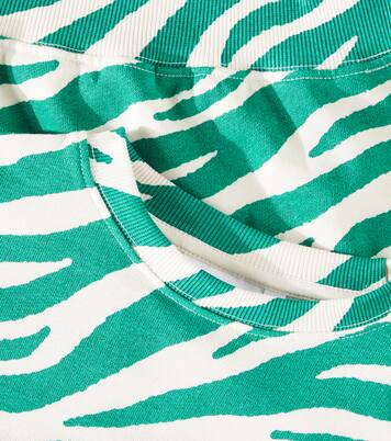Monti zebra-print cotton sweatshirt | Molo