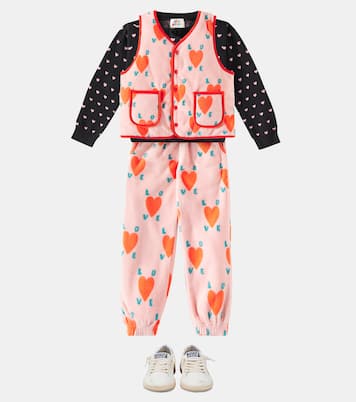 Love reversible fleece puffer vest | Jellymallow