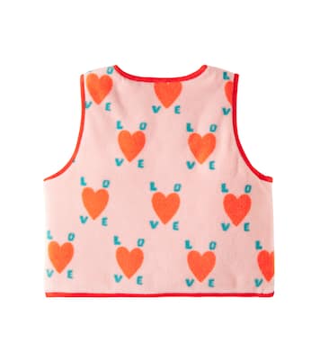 Love reversible fleece puffer vest | Jellymallow