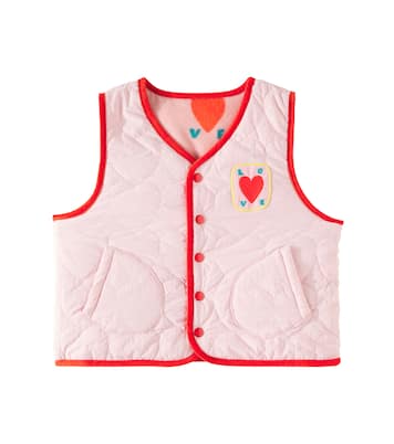 Love reversible fleece puffer vest | Jellymallow