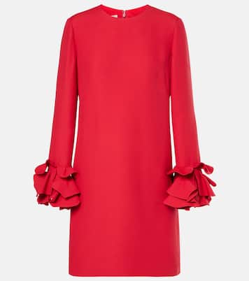 Crepe Couture ruffled minidress | Valentino