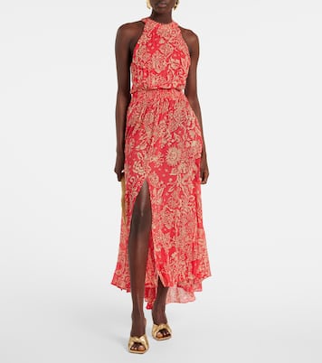 Robe longue Celie imprimée | Poupette St Barth