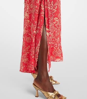 Robe longue Celie imprimée | Poupette St Barth